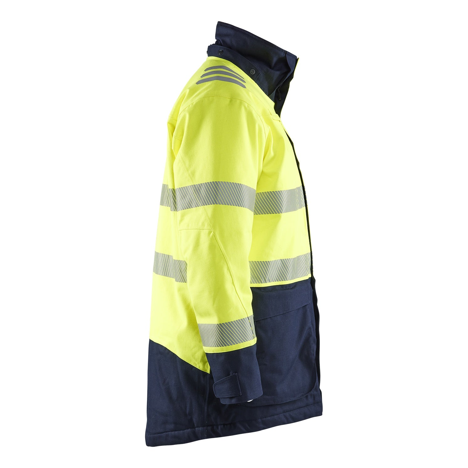 Blaklader BLAKLADER 45271534 Multinorm Winter Parka Hi Vis Reflective Parka Work Jacket MEN - Ripstop - 452715343389_CR