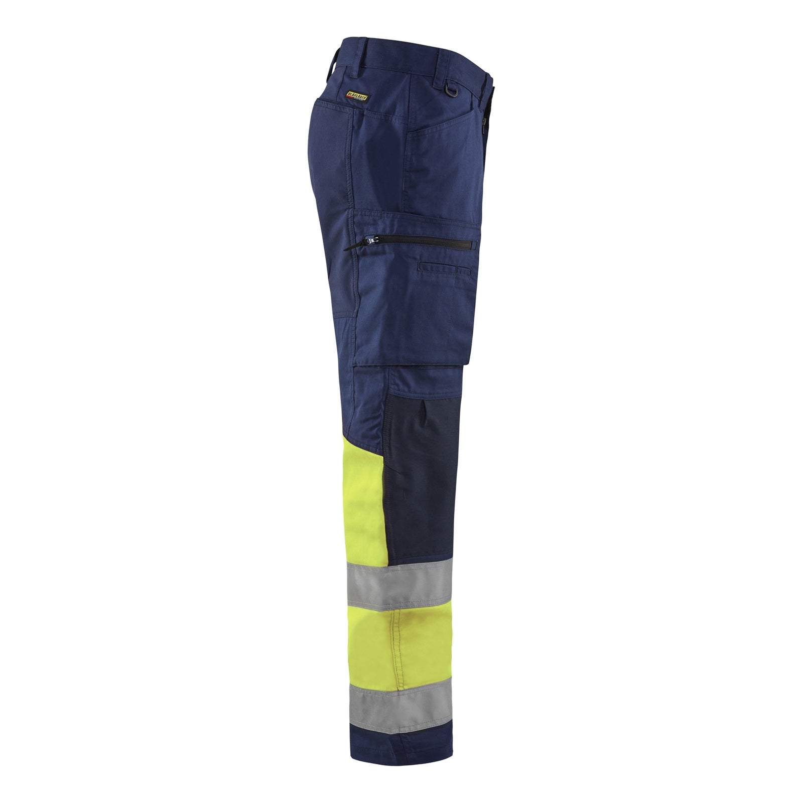 Blaklader BLAKLADER 15511811 | Hi Vis Trousers with Stretch Hi Vis Reflective Work Trousers Men - 65% Polyester - 155118118933_CR