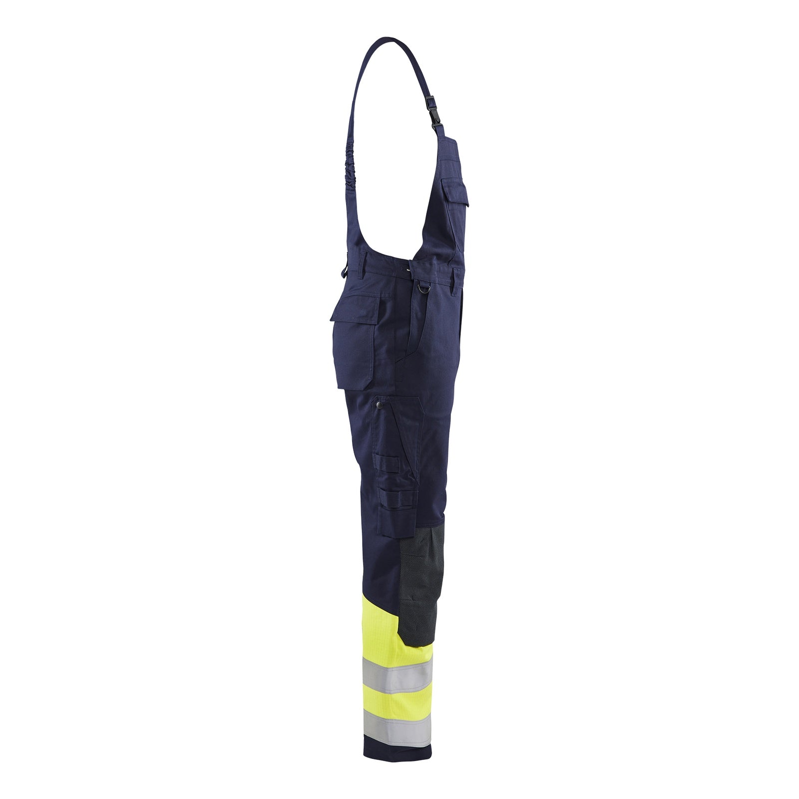 Blaklader BLAKLADER 26071514 MULTINORM CLASS 1 BIB TROUSERS Hi Vis Reflective Work Bib Trousers Men - Antistatic - 260715148933_CR