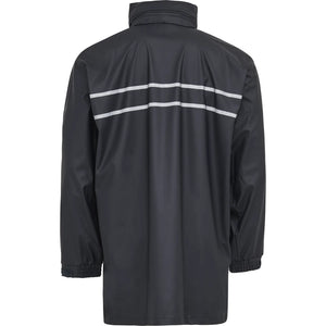 ELKA Rainwear - Dry Zone D-Lux PU Rain Jacket with extra length - Navy