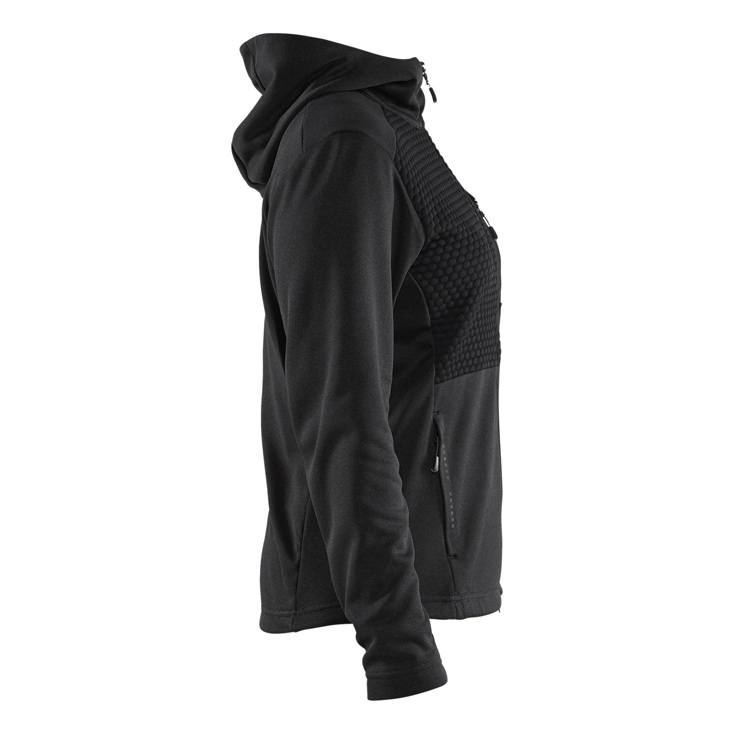 Blaklader BLAKLADER 35422526 Women's hoodie with full zip Work Jacket WOMEN - Pique Fleece - 354225269900_CR