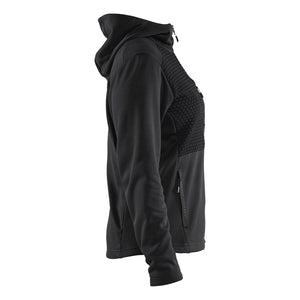 Blaklader BLAKLADER 35422526 Women's hoodie with full zip Work Jacket WOMEN - Pique Fleece - 354225269900_CR