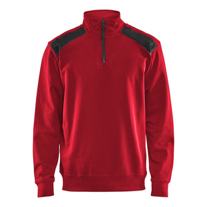 Blaklader BLAKLADER 33531158 Half Zip 2 Tone Sweatshirt Work Sweatshirt MEN - 100% Cotton - 335311585699
