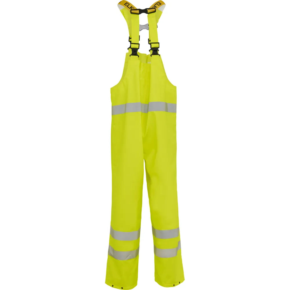 ELKA Rainwear - Dry Zone Visible Bib & Brace - Fluorescent Yellow