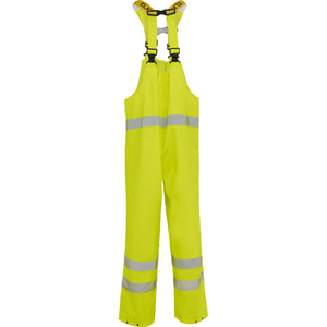 ELKA Rainwear - Dry Zone Visible Bib & Brace - Fluorescent Yellow