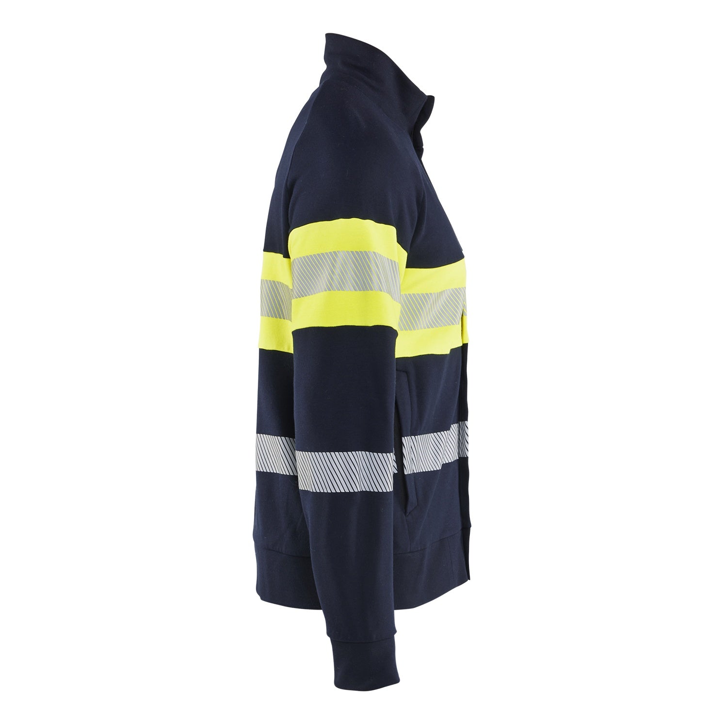 Blaklader BLAKLADER 34621762 MULTINORM Hi Vis Reflective Full-Zip Work Sweatshirt MEN - Flame Retardant - 346217628933_CR