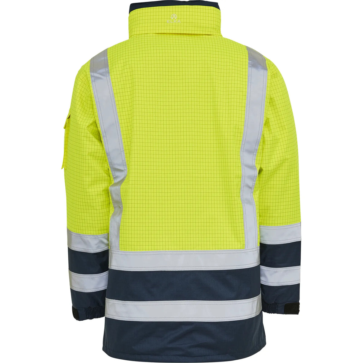 ELKA Rainwear - Securetech Multinorm Shell Jacket - Fluorescent Yellow/Navy