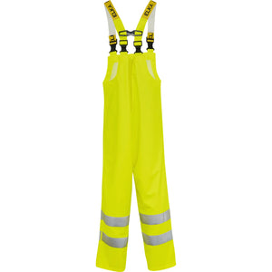 ELKA Rainwear - Securetech Multinorm Pu Bib & Brace - Fluorescent Yellow