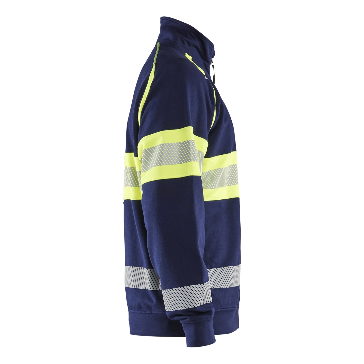 Blaklader BLAKLADER 35511158 Hi Vis Sweater Hi Vis Reflective Full-zip Work Sweatshirt MEN - 100% Cotton - 355111588933_CR