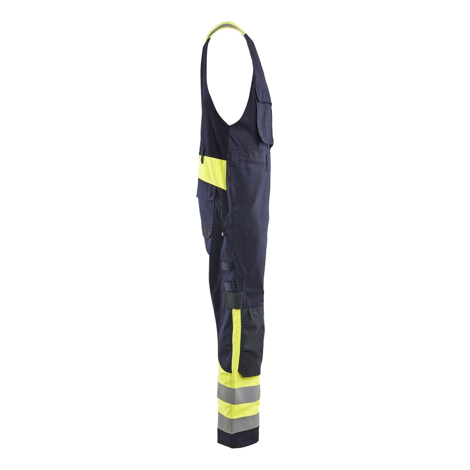 Blaklader BLAKLADER 28871512 Inherent Sleeveless Multinorm Overalls Hi Vis Reflective Work Coverall Men - ripstop fabric - 288715128933_CR