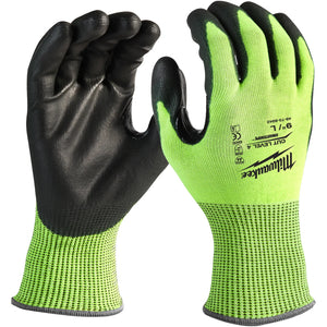 Milwaukee High-Visibility Cut Level D Gloves