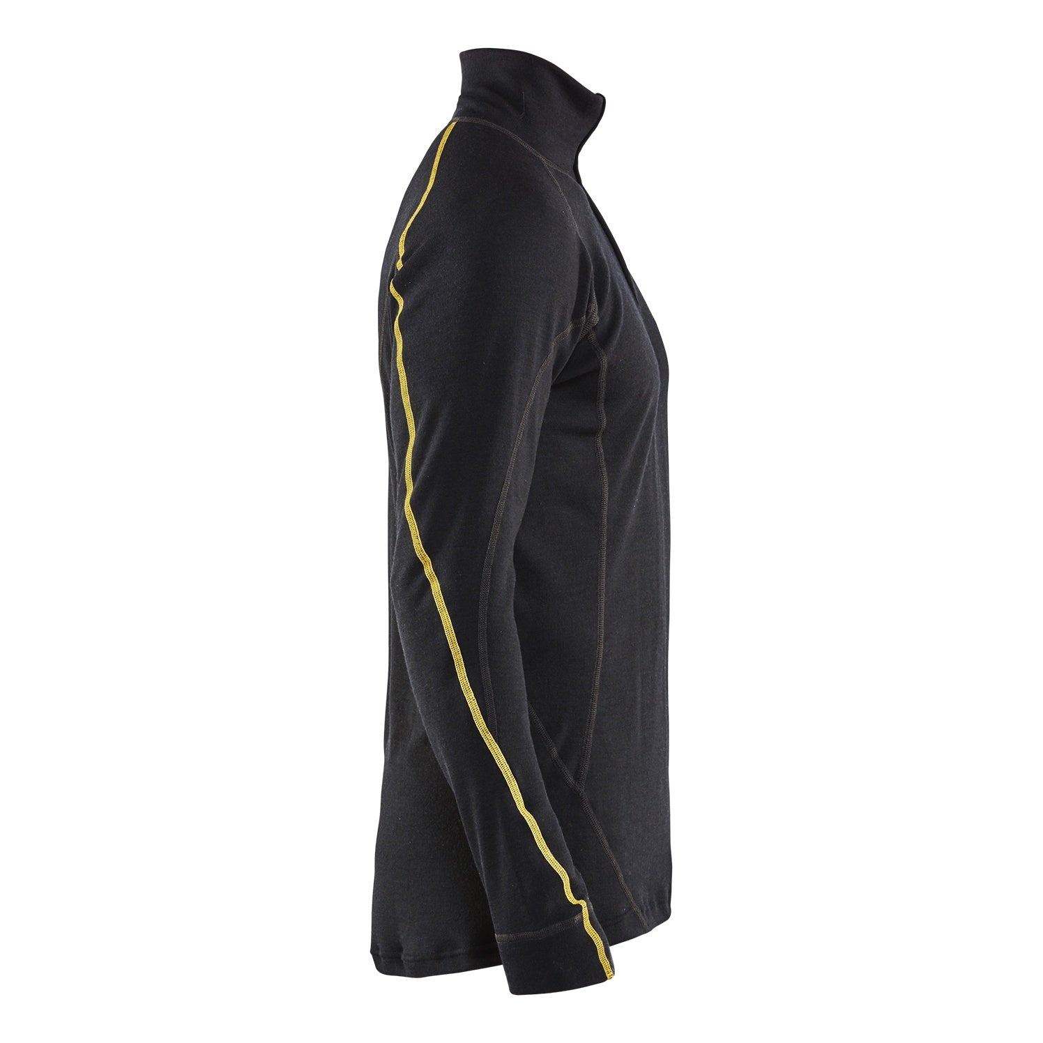 Blaklader 47961075 Flame resistant underwear top half zip, 68% merino wool - 479610759900_CR