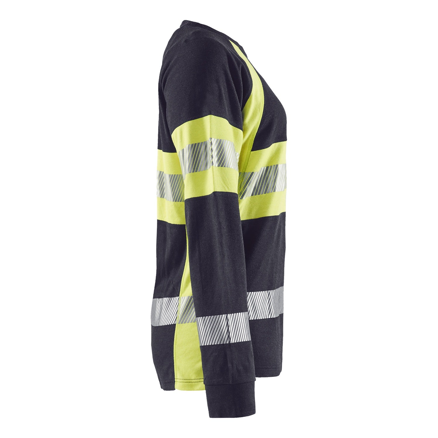Blaklader BLAKLADER 34941761 Women's Multinorm long sleeved t shirt Hi Vis Reflective Long Sleeve Work T-Shirt WOMEN - Flame Retardant - 349417618933_CR