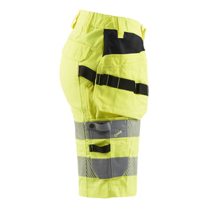 Blaklader BLAKLADER 71861811 | Women's Hi Vis shorts with stretch Hi Vis Reflective Work Shorts Women - Stretch Fabric - 718618113300_CR