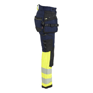 Blaklader BLAKLADER 70251648 Women's Hi Vis trousers 4 way stretch Hi Vis Reflective Work Trousers Women - double weave - 702516488933_CR