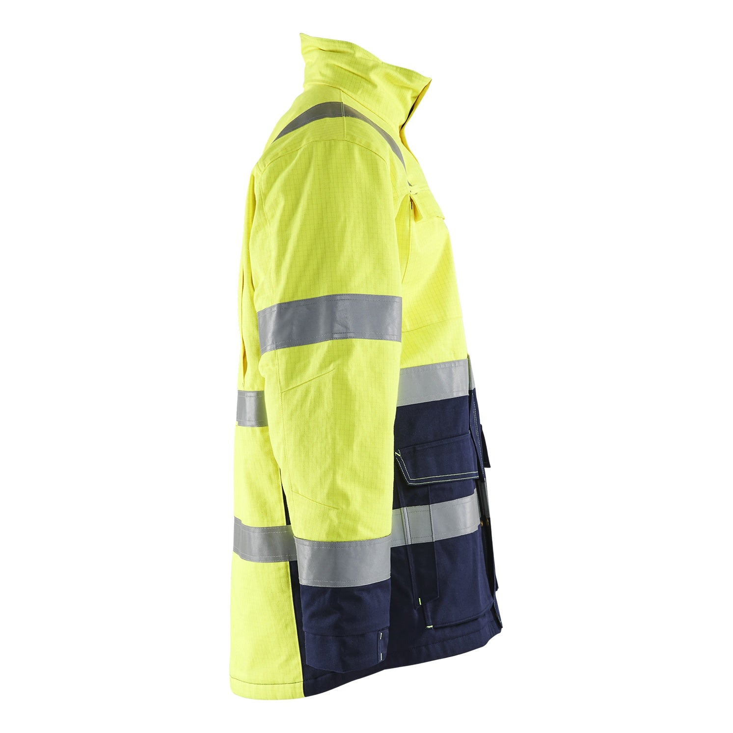 Blaklader BLAKLADER 44671514 Multinorm Winter Parka Hi Vis Reflective Parka Work Jacket MEN - Flame Retardant - 446715143389_CR