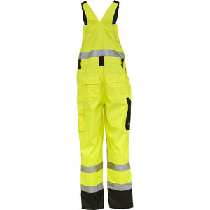 ELKA Rainwear - Visible Xtreme Bib & Brace - Fluorescent Yellow/Black