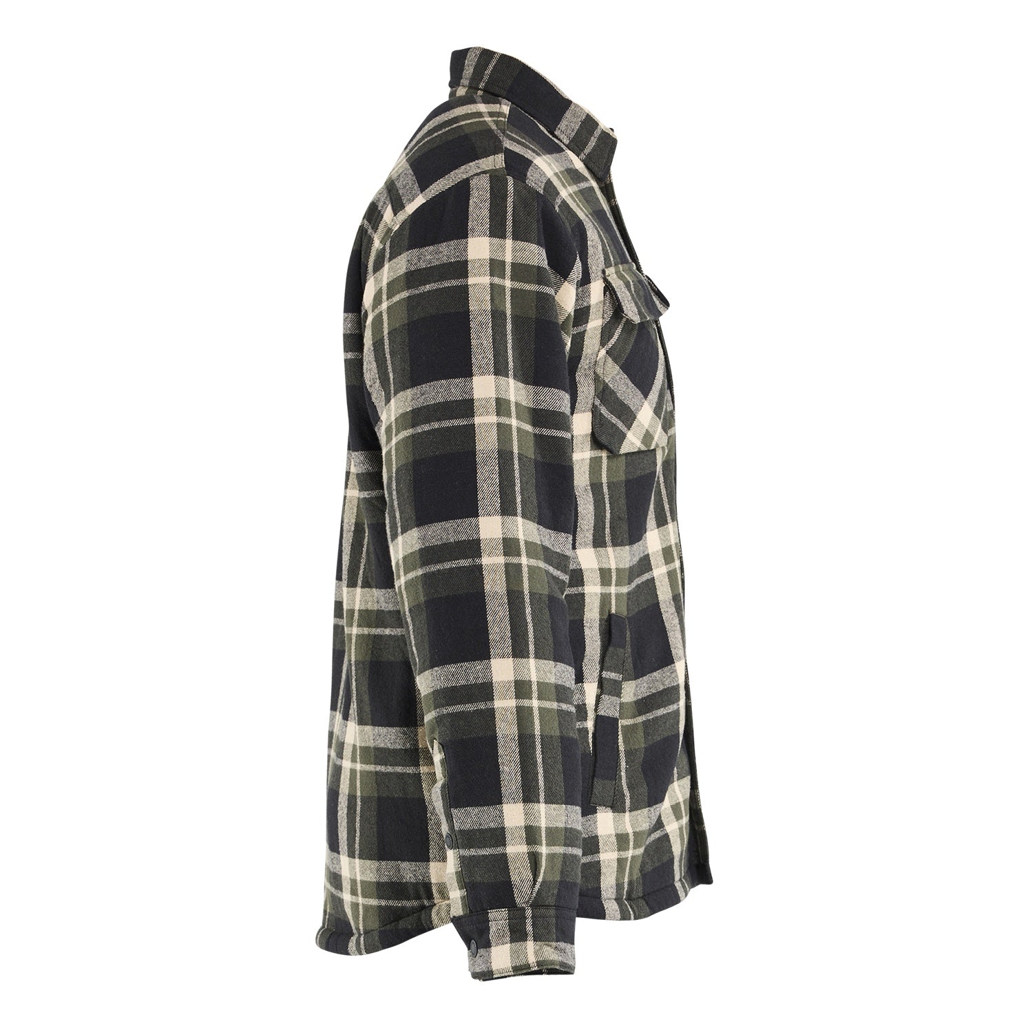 Blaklader BLAKLADER 47041168 Pile Lined Flannel Shirt Work Jacket MEN - 100% Cotton - 470411684298_CR