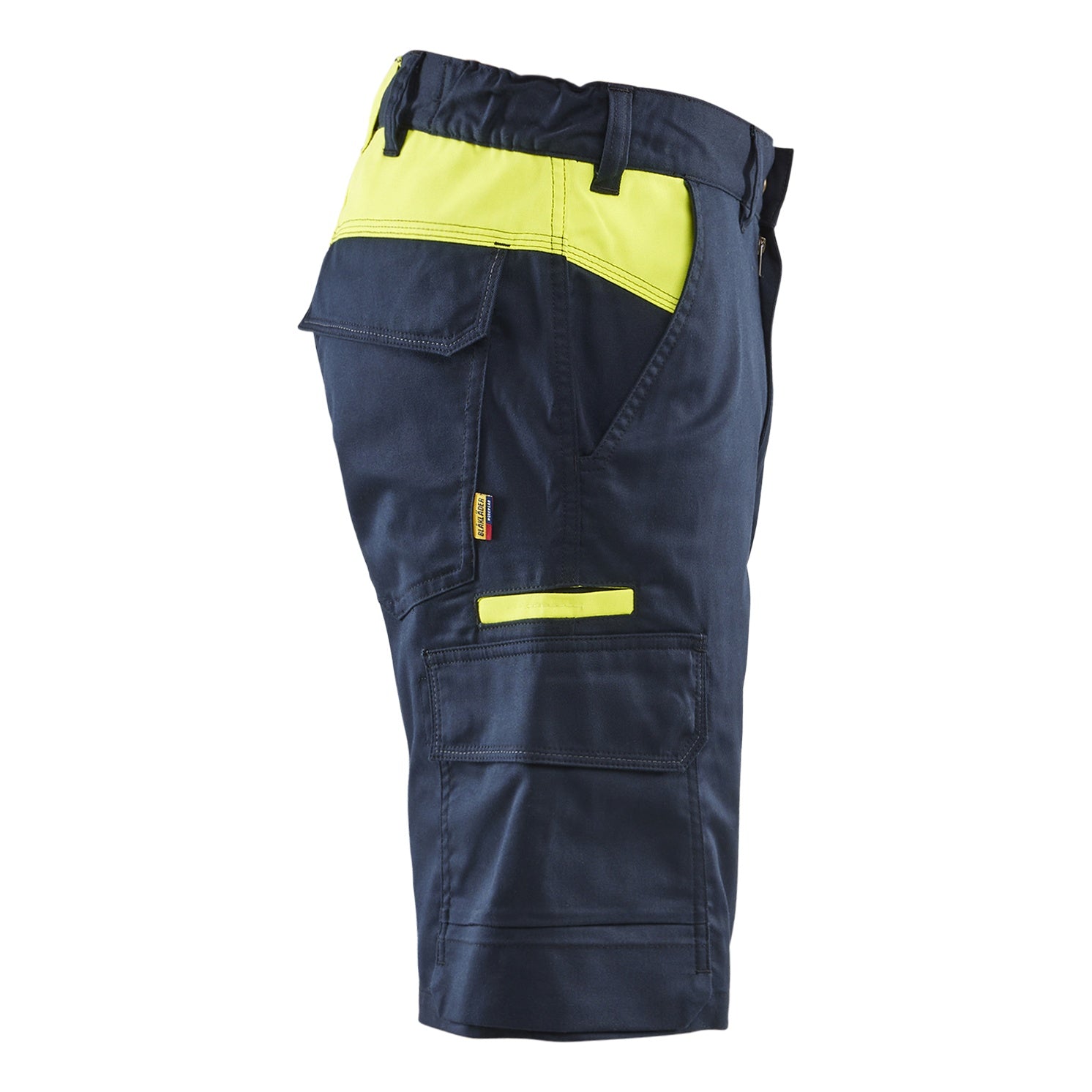 Blaklader BLAKLADER 14461832 Industry shorts stretch Hi Vis Reflective Work Shorts Men - twill fabric - 144618328633_CR