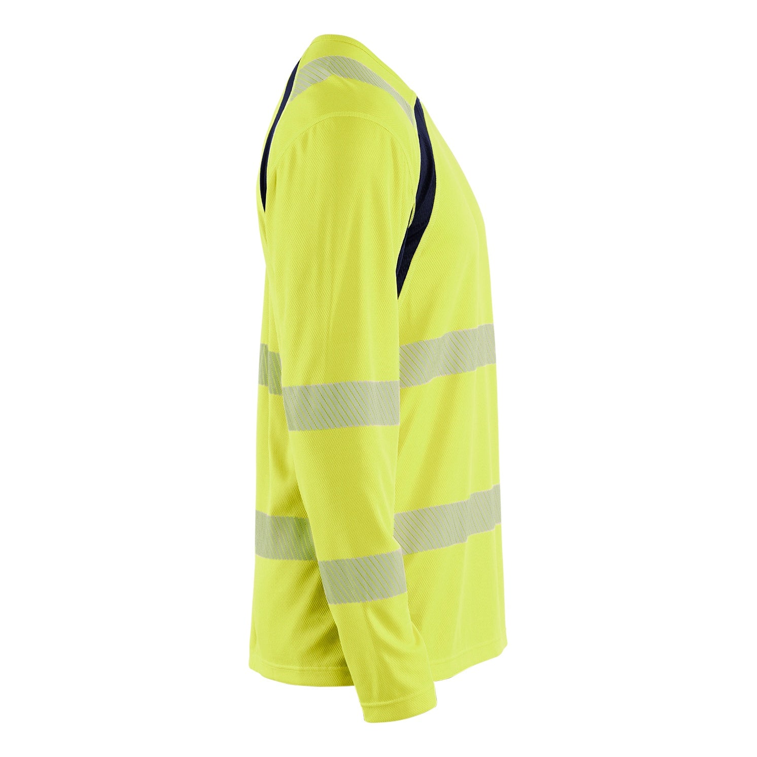 Blaklader BLAKLADER 35991013 Hi Vis UV Protected Long Sleeved T Shirt Hi Vis Reflective Long Sleeve Work T-Shirt MEN - 100% Polyester - 359910133389_CR