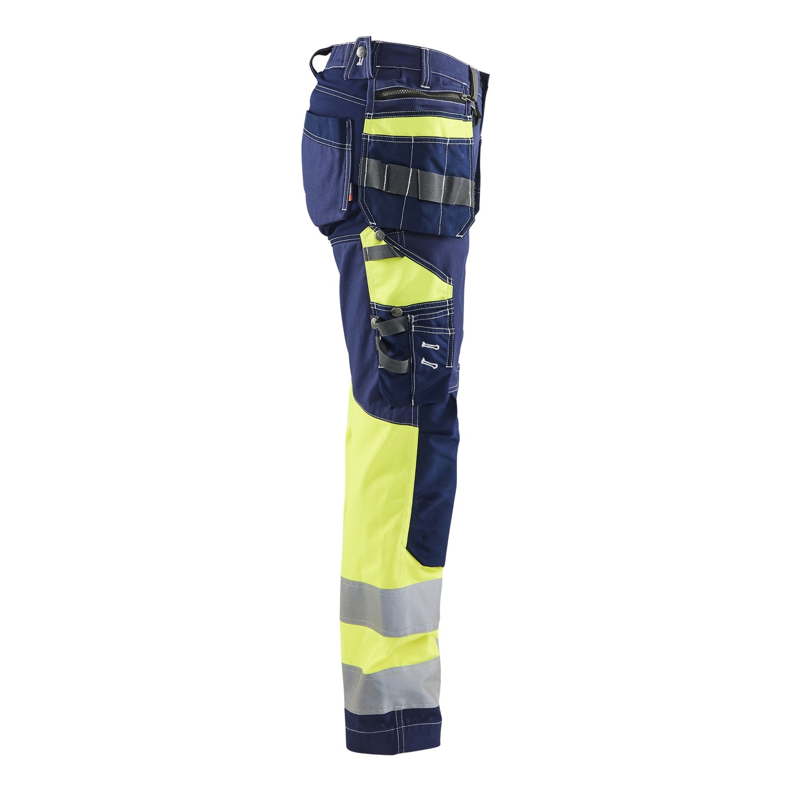 Blaklader BLAKLADER 71961370 | Women's Hi vis Trousers with Stretch Hi Vis Reflective Work Trousers Women - 100% Cotton - 719613708833_CR