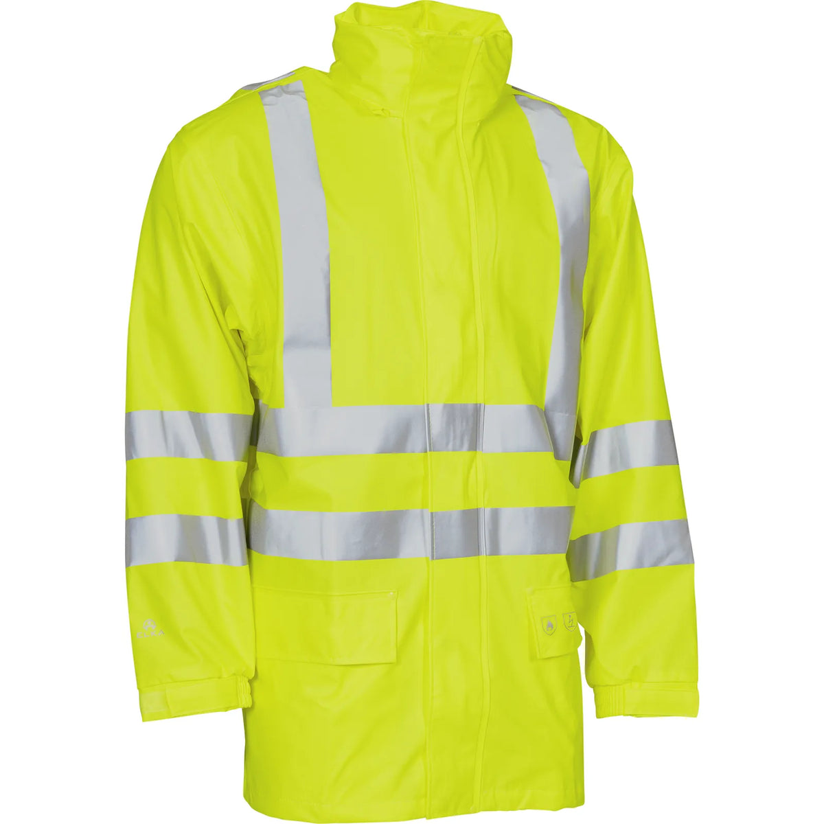 ELKA Rainwear - Securetech Multinorm visible Pu Jacket - Fluorescent Yellow