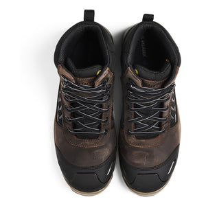 Blaklader BLAKLADER 24520000 ELITE Safety Boot S3 MEN Work Shoe - Brown/Black Upper - 245200007899_CR