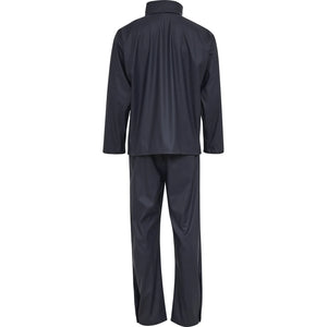 ELKA Rainwear - Dry Zone Rain Jacket and Rain Pants PU Rain Set - Navy
