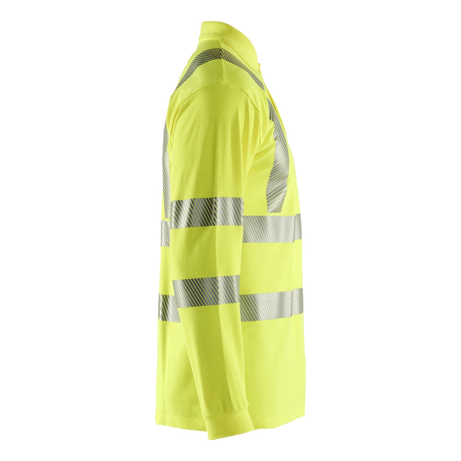 Blaklader BLAKLADER 34391741 Multinorm long sleeved polo Hi Vis Reflective Long Sleeve Work Polo MEN - Flame Retardant - 343917413300_CR