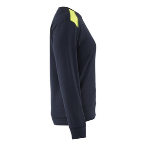 Blaklader BLAKLADER 34081158 WOMEN'S SWEATSHIRT Hi Vis Reflective Work Sweatshirt WOMEN - 100% Cotton - 340811588633_CR