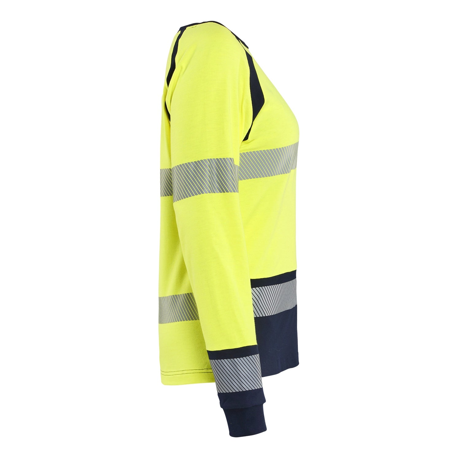 Blaklader BLAKLADER 34371737 Women's Long sleeved T shirt Multinorm Hi Vis Reflective Long Sleeve Work T-Shirt WOMEN - Flame Retardant - 343717373389_CR