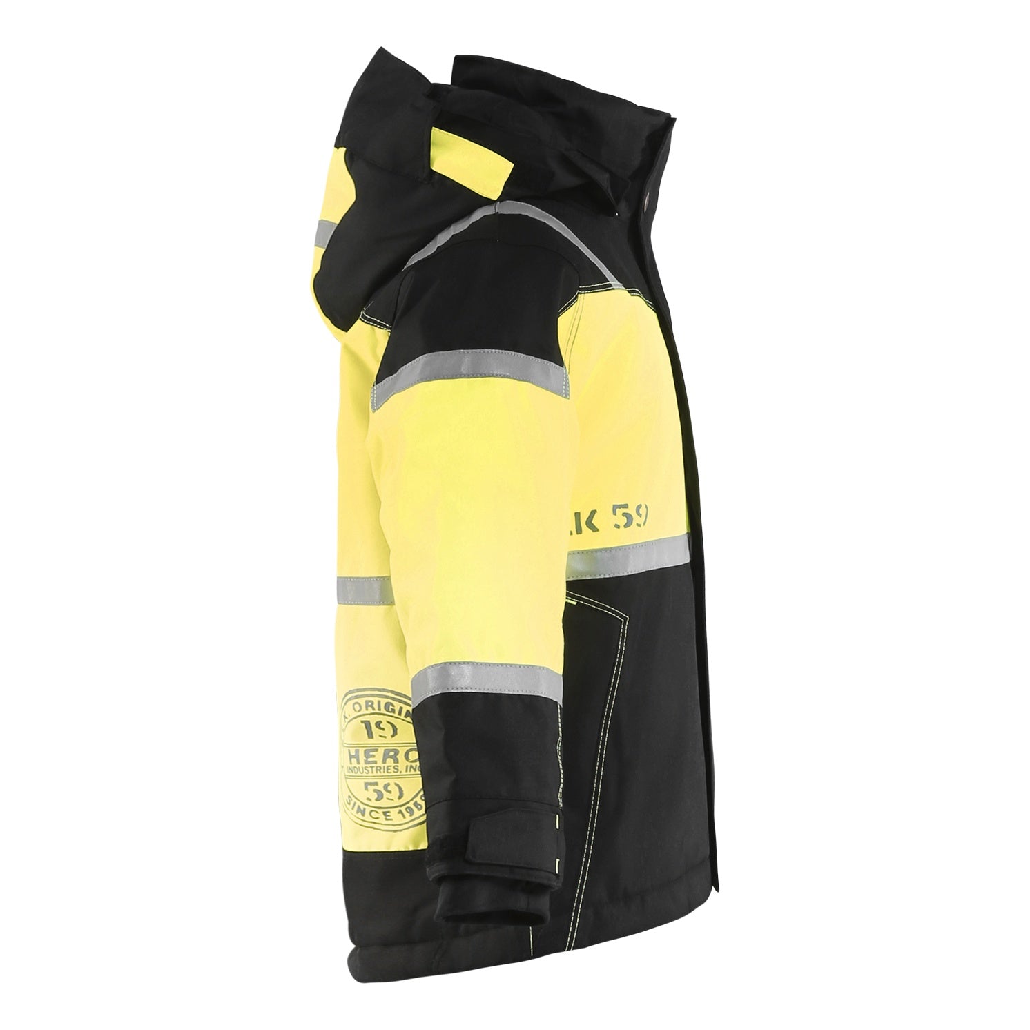 Blaklader BLAKLADER 48581977 Children's Winter Jacket Hi Vis Reflective Work Jacket MEN - Waterproof - 485819779933_CR