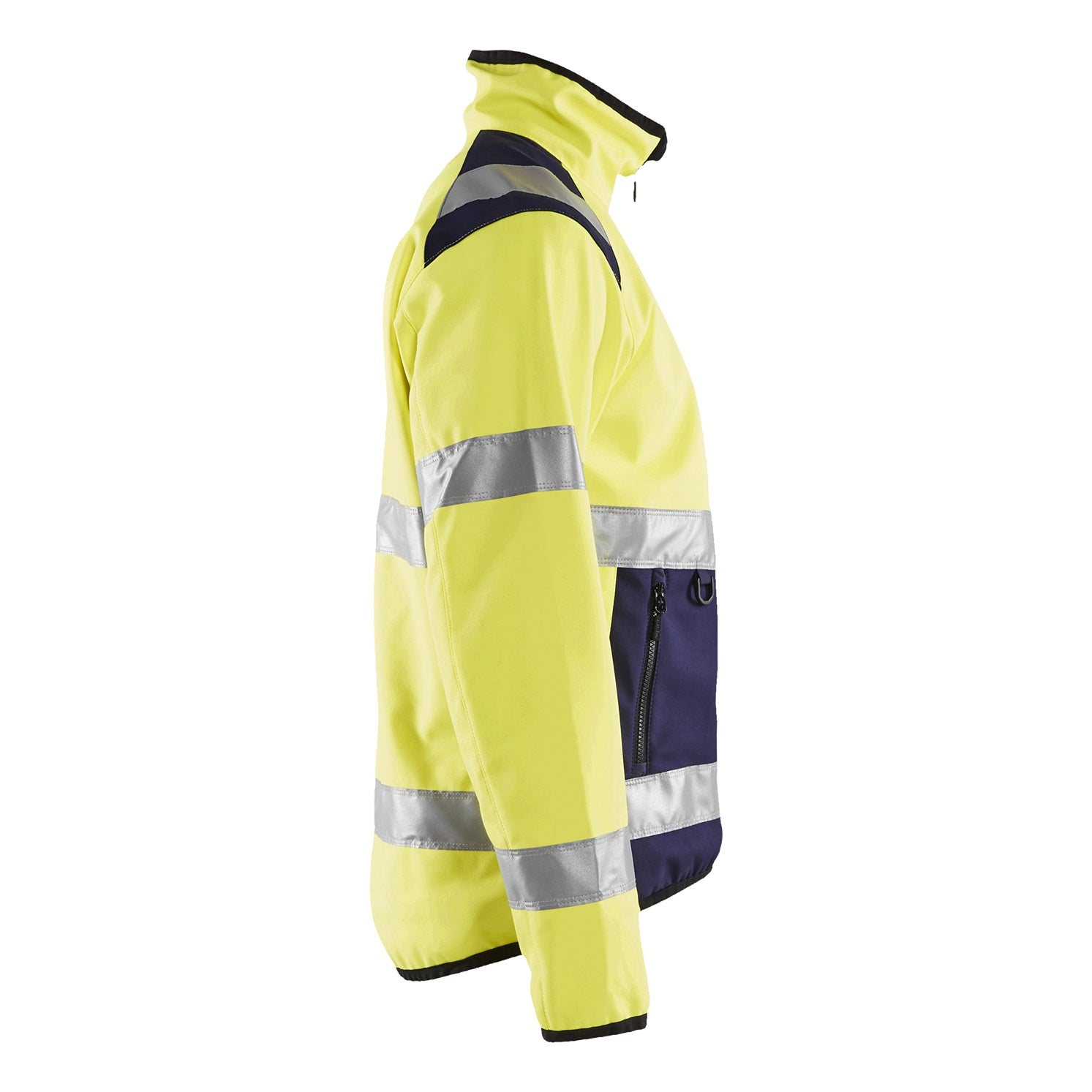 Blaklader BLAKLADER 48772516 Hi Vis Softshell Jacket Hi Vis Reflective Softshell Work Jacket MEN - Water Repellent - 487725163389_CR