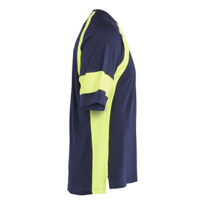 Blaklader BLAKLADER 35231030 T SHIRT WITH HI VIS Hi Vis Reflective Short Sleeve Work T-Shirt MEN - 100% Cotton - 352310308833_CR
