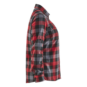 Blaklader BLAKLADER 32091152 Women's Flannel Shirt Long Sleeve Work Shirt WOMEN - 100% Cotton - 320911525699_CR