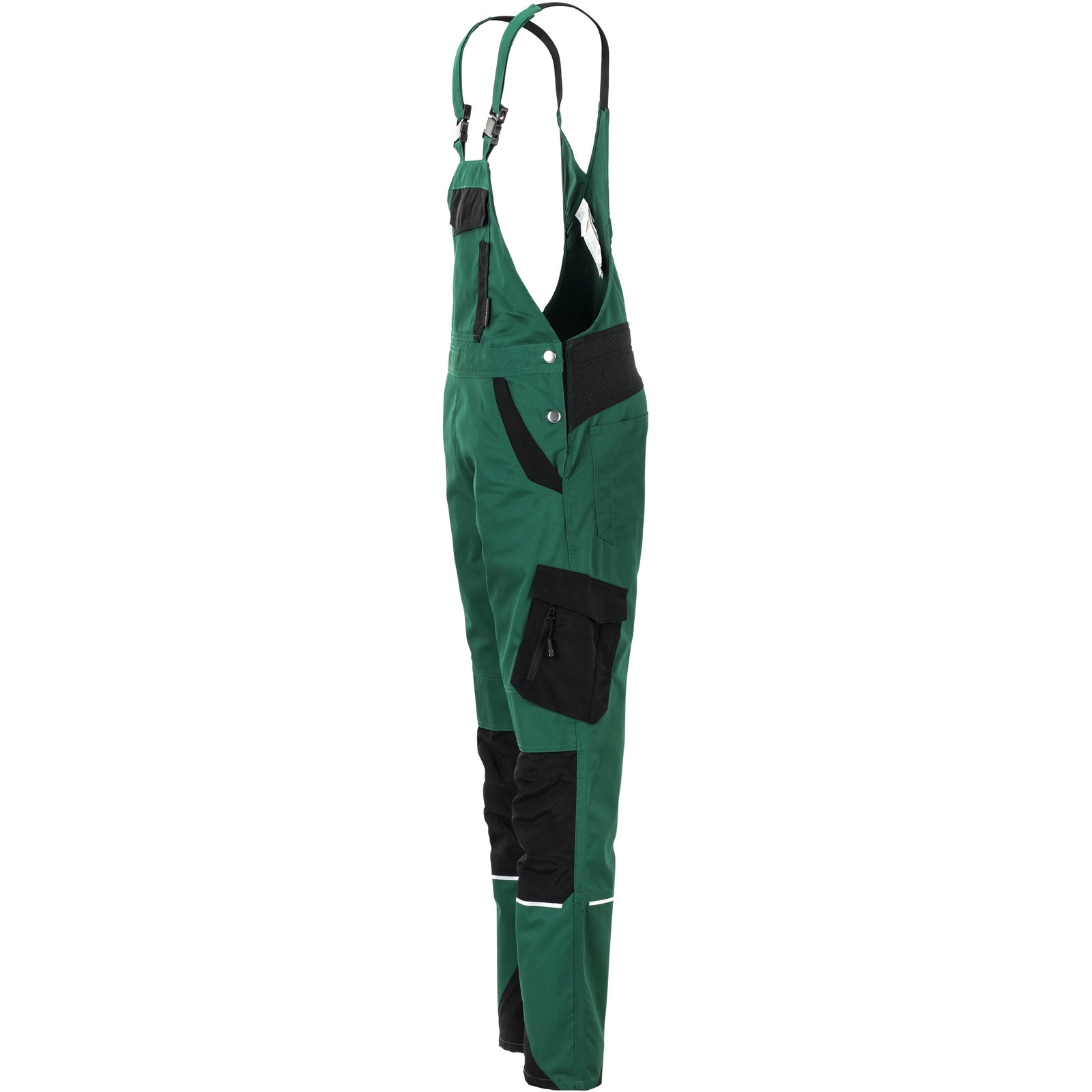 Planam Norit Women's dungarees green/black - Model view 4