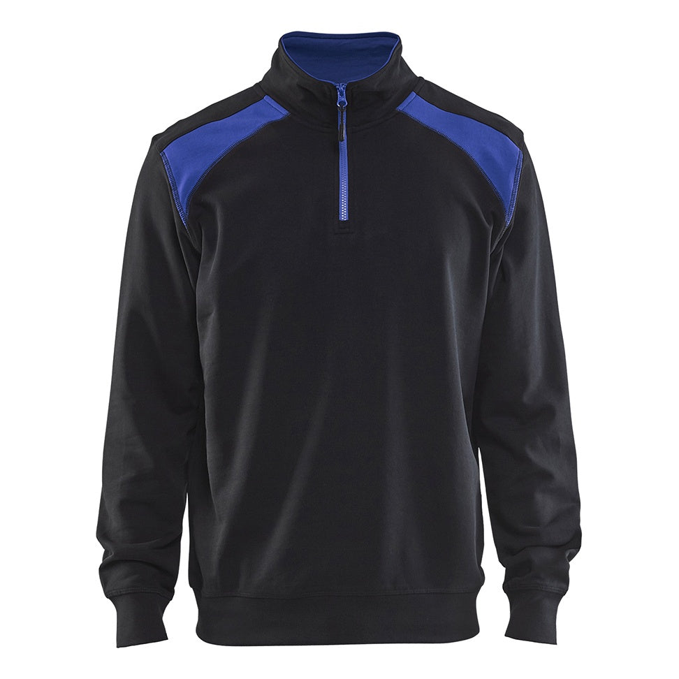 Blaklader BLAKLADER 33531158 Half Zip 2 Tone Sweatshirt Work Sweatshirt MEN - 100% Cotton - 335311589985