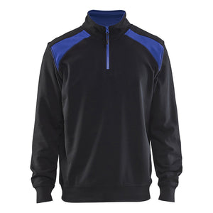 Blaklader BLAKLADER 33531158 Half Zip 2 Tone Sweatshirt Work Sweatshirt MEN - 100% Cotton - 335311589985