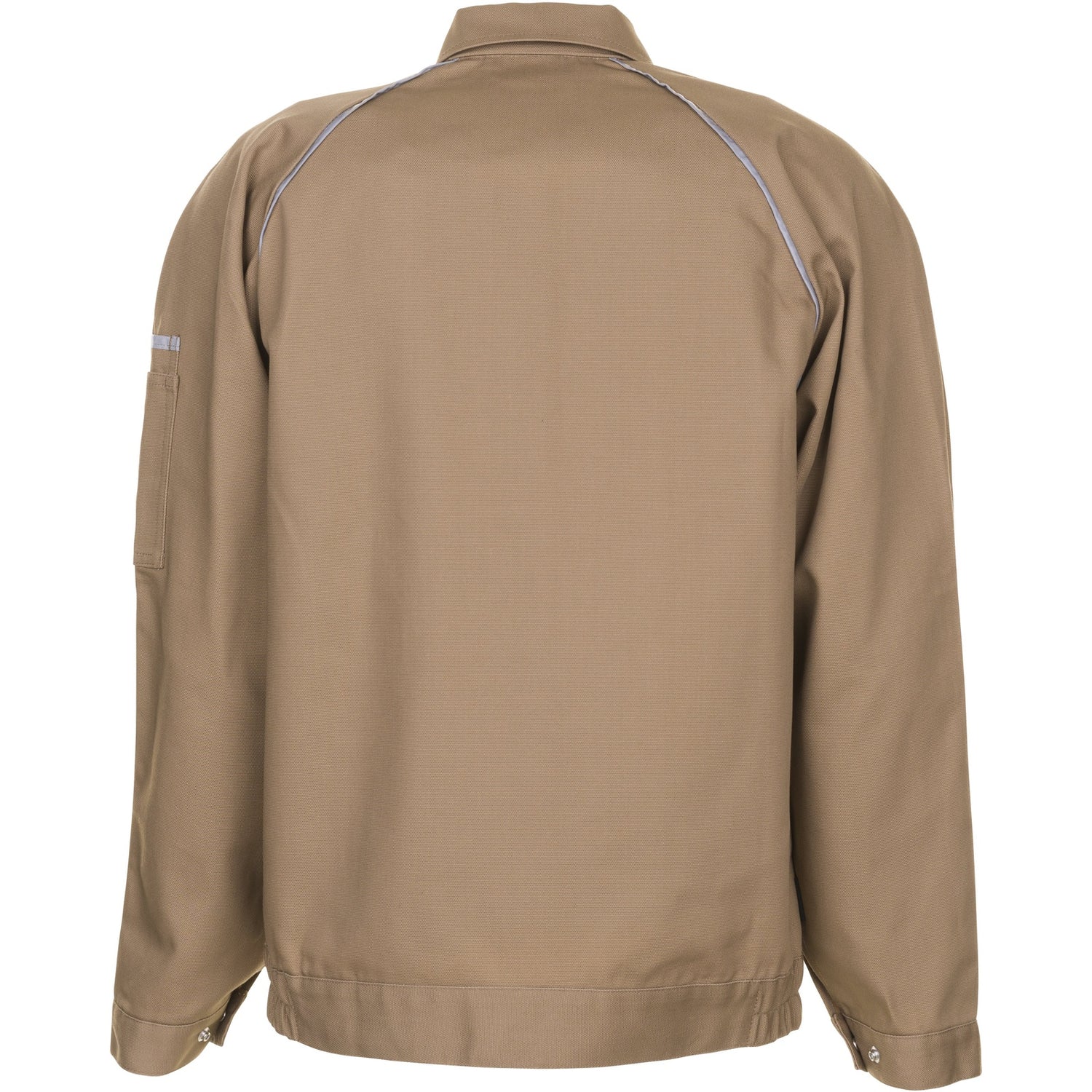 Planam Canvas 320 Waisted Jacket beige/black - Model view 2