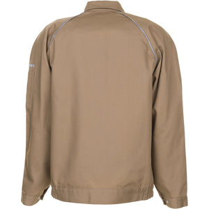 Planam Canvas 320 Waisted Jacket beige/black - Model view 2