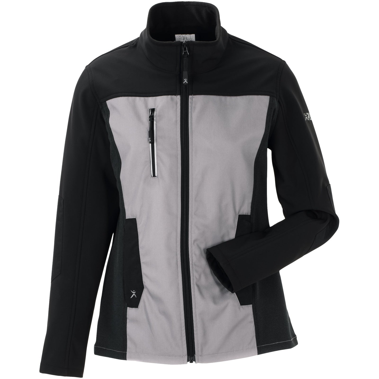 Planam Norit Women's Hybrid jacket zinc/black - Main