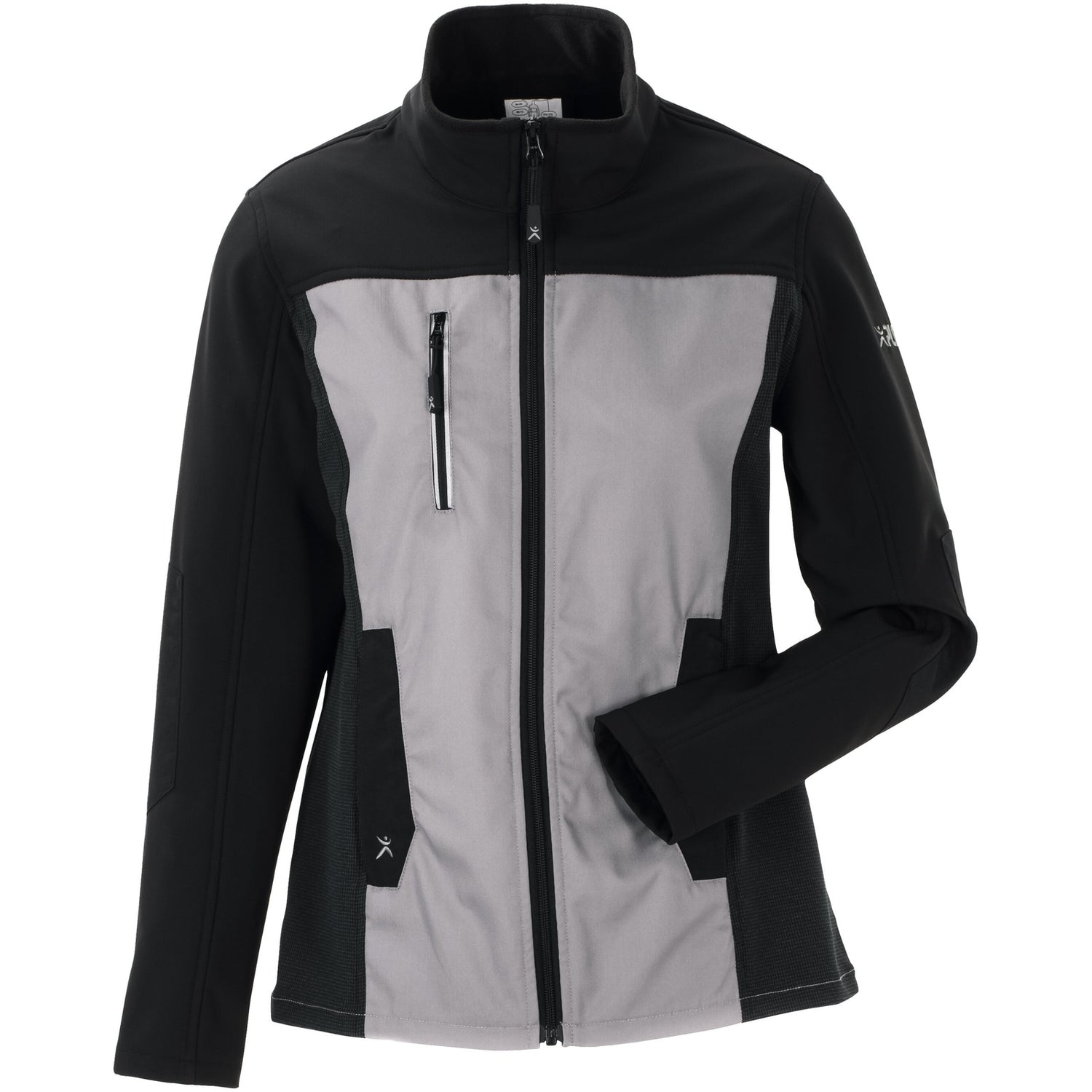 Planam Norit Women's Hybrid jacket zinc/black - Model view 1