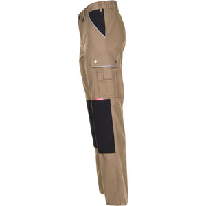 Planam Canvas 320 Trousers beige/black - Model view 4
