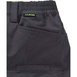 Planam rECOline Trousers zinc/black - There’s even space for your smartphone in the mobile phone pocket.