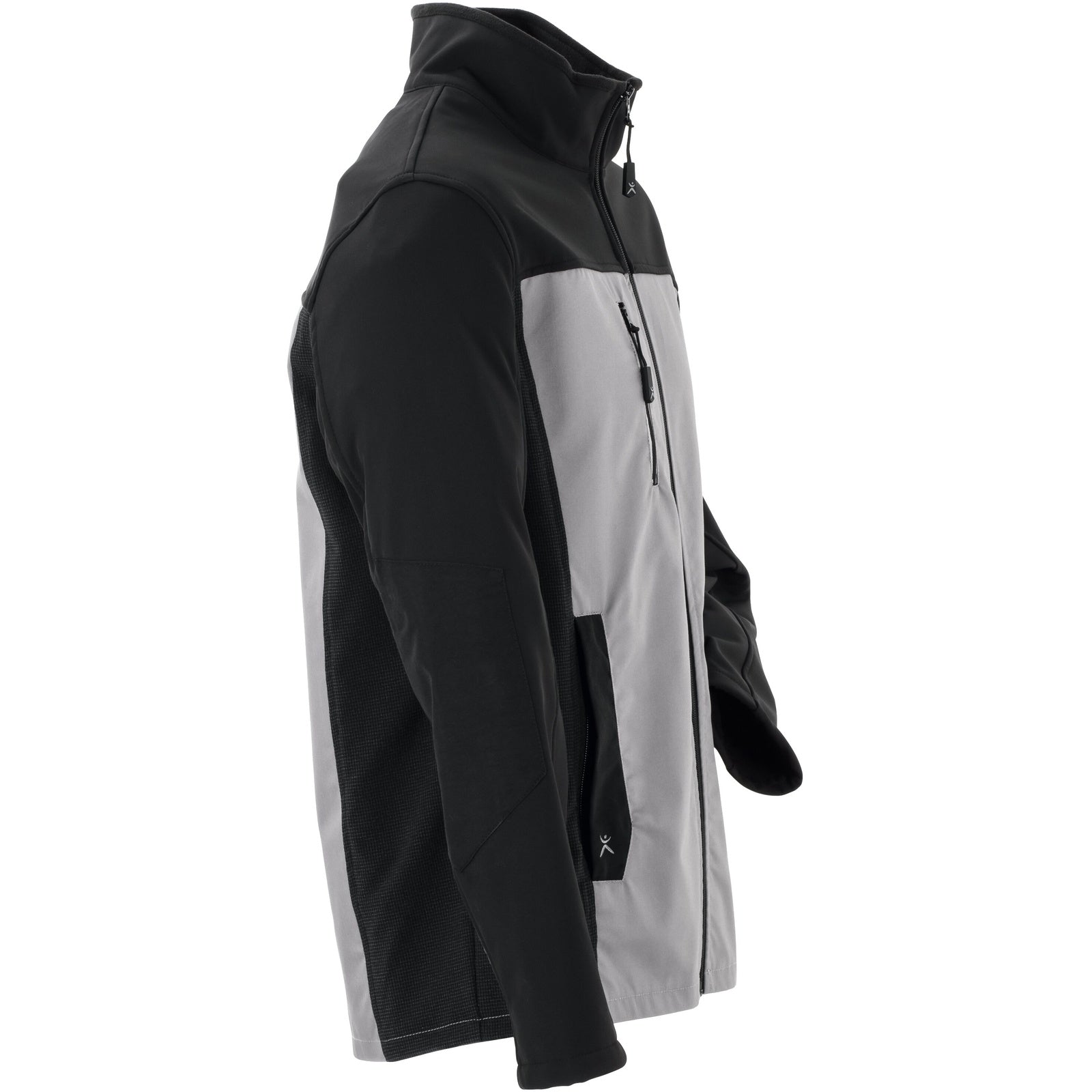 Planam Norit Men's Hybrid jacket zinc/black - Model view 3