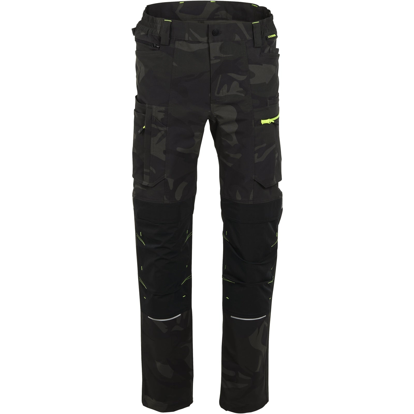 Planam rECOline Trousers camouflage/black - Model view 1