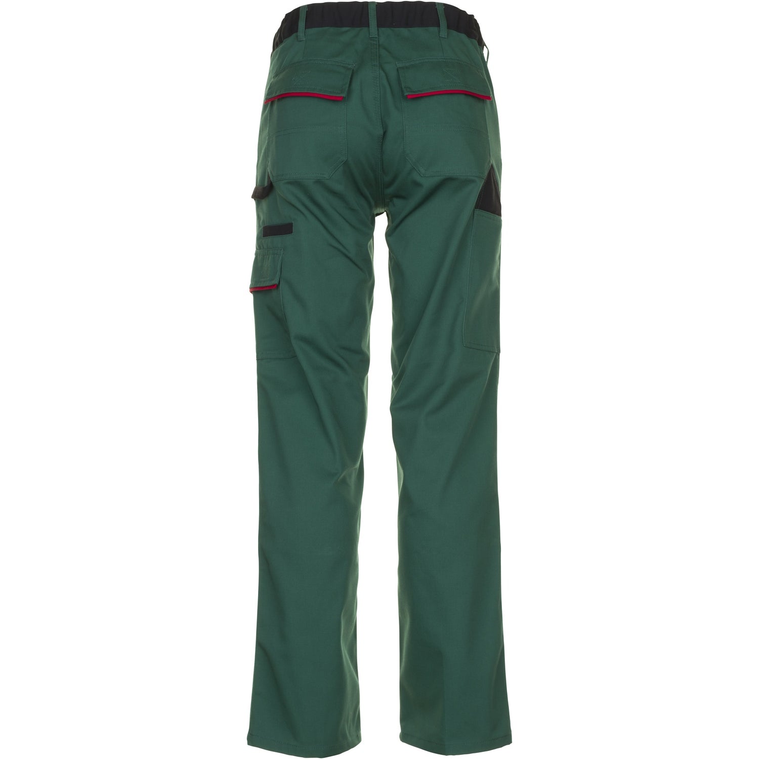 Planam Highline Trousers green/black/red - Model view 2