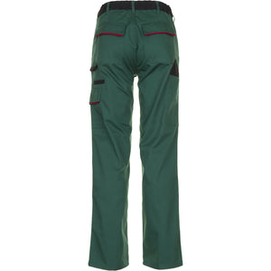 Planam Highline Trousers green/black/red - Model view 2