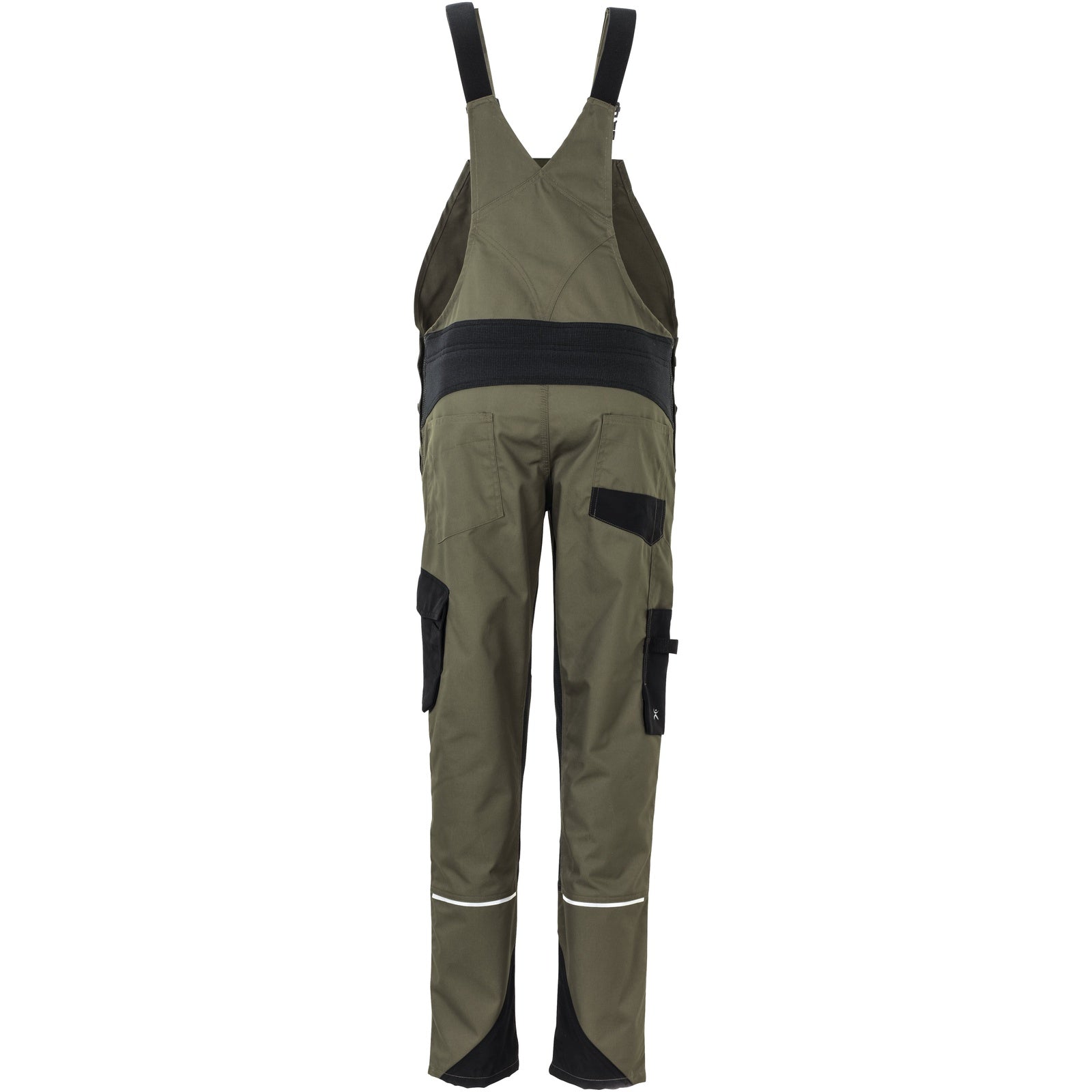 Planam Norit Women's dungarees olive/black - Model view 2