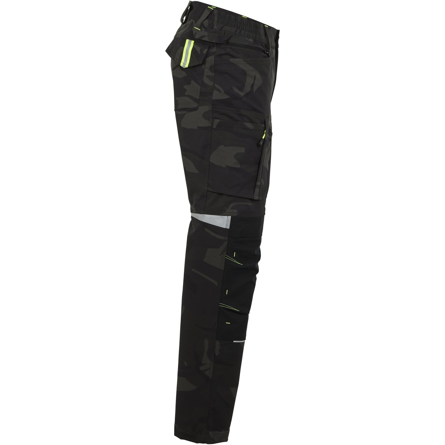 Planam rECOline Trousers camouflage/black - Model view 3
